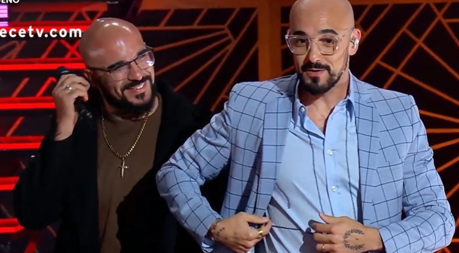 Abel Pintos quedó sin palabras al ver el gran parecido con un participante (Foto: Captura eltrece)