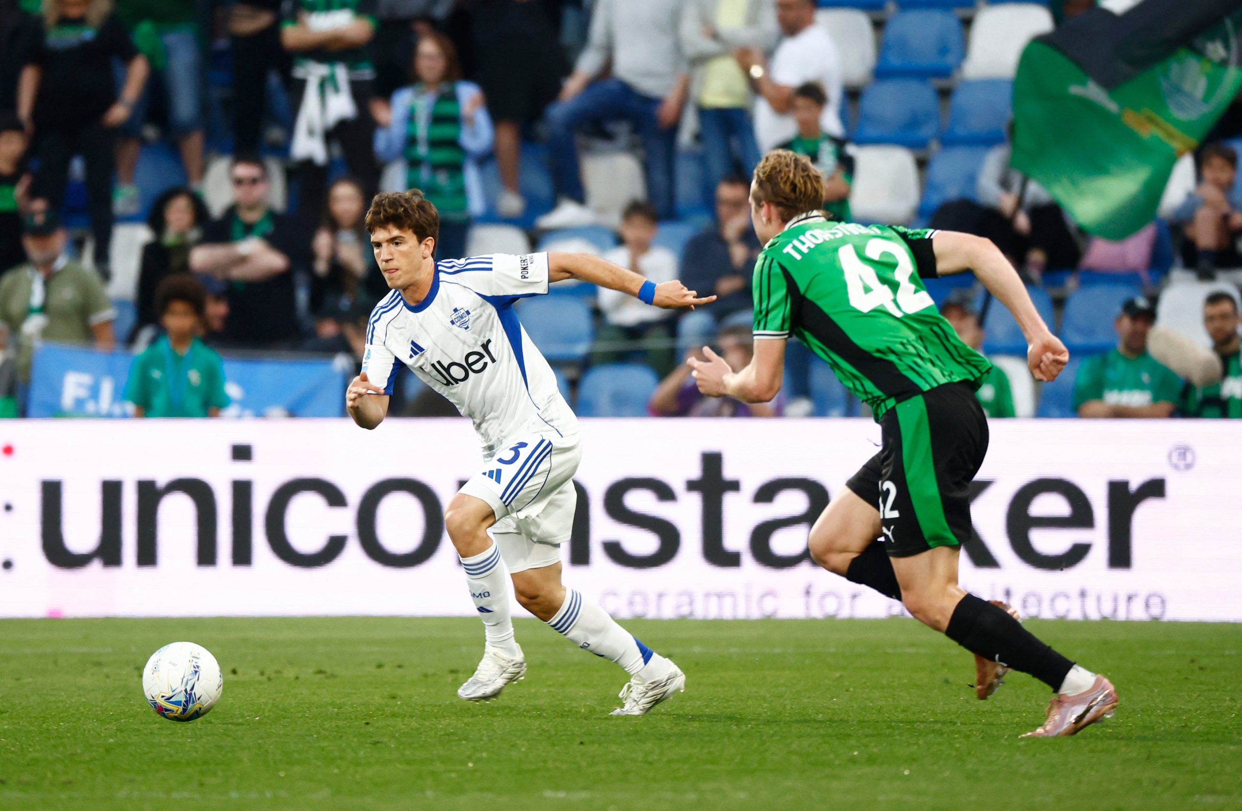 Sassuolo vs Como 1907 por la fecha 33 de la Serie A de Italia del 2026.