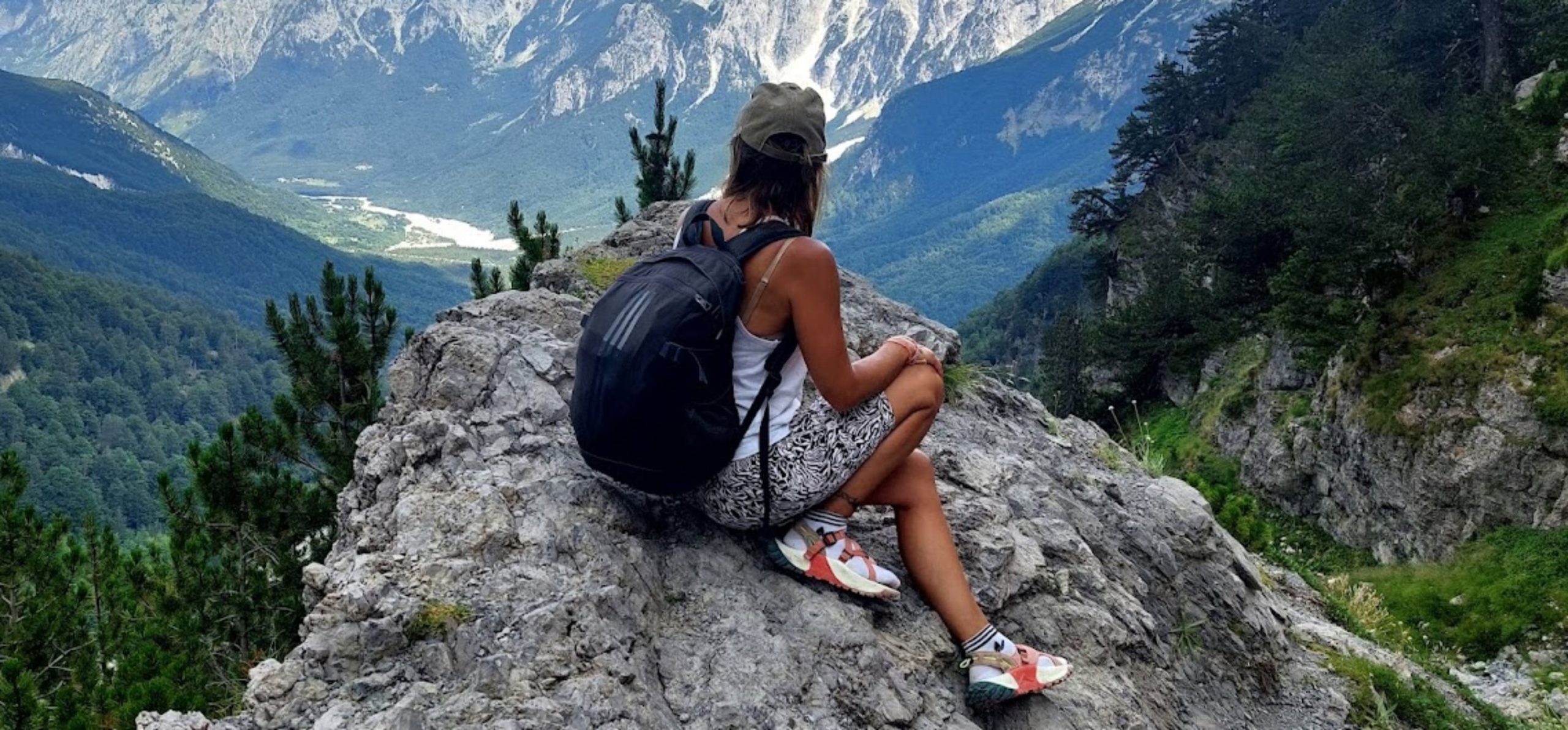 En un viaje antes de la enfermedad.