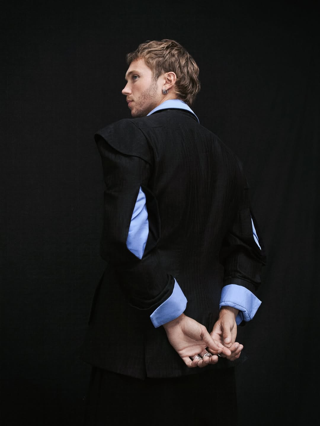 Franco Masini con looks versatiles para un shooting de moda Foto: @francomasini