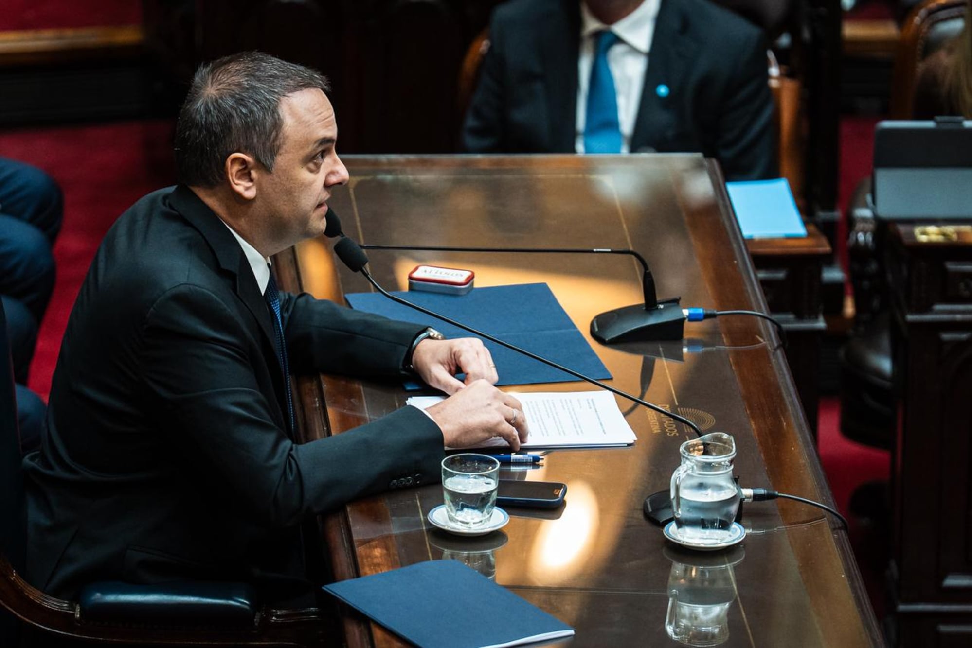 Manuel Adorni presenta el informe de gestión en el Congreso de la Nación