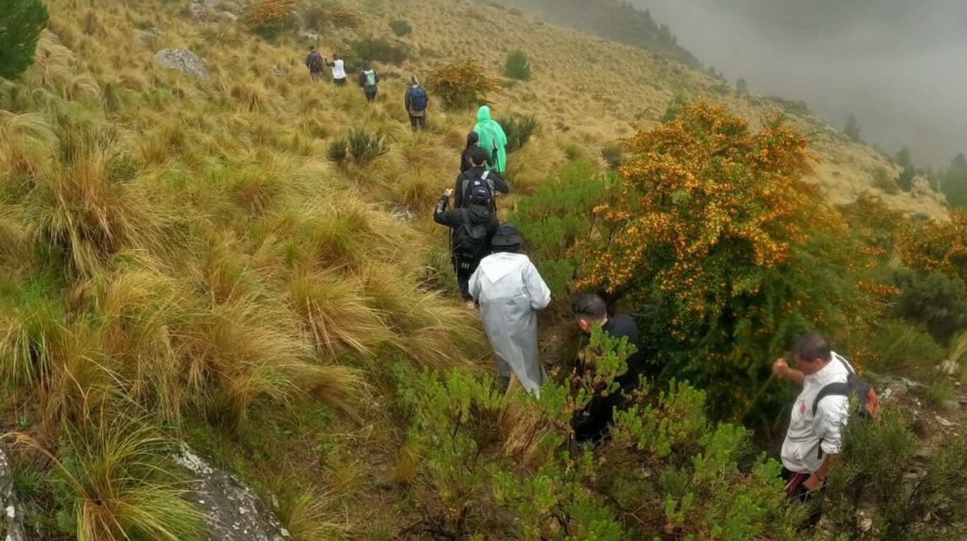 La excursión que contrató Carlitos tiene un costo total de 50 mil pesos y solo incluye el medio Champaquí, un trekking un poco menos exigente que si se trata de llegar a la cumbre (Foto @ecochampaqui.turismo IG)