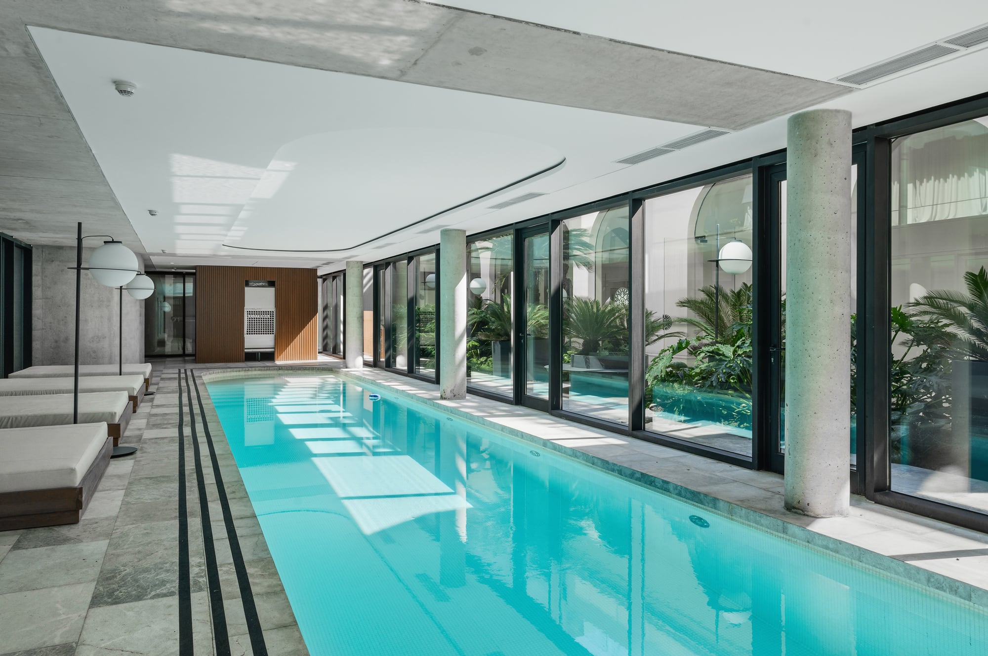 La piscina, uno de los amenities del emprendimiento