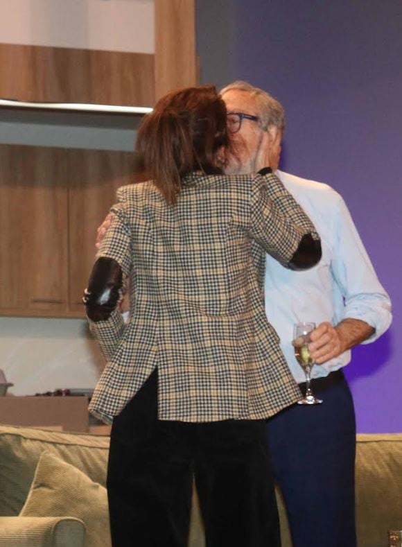 Luis Brandoni junto a su esposa (Foto: Movilpress)