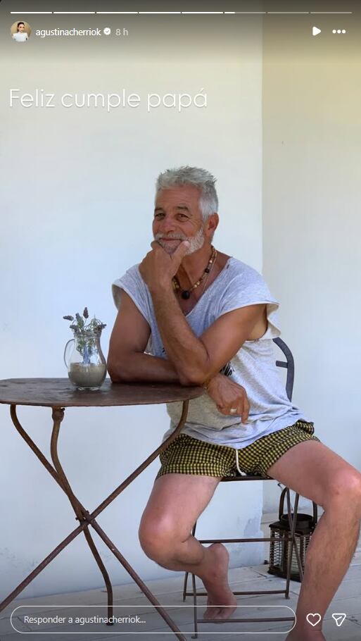 “Pensé que era...”: la sorpresa de los usuarios al ver el parecido del papá de Agustina Cherri con otro famoso (Foto: Instagram /agustinacherriok)