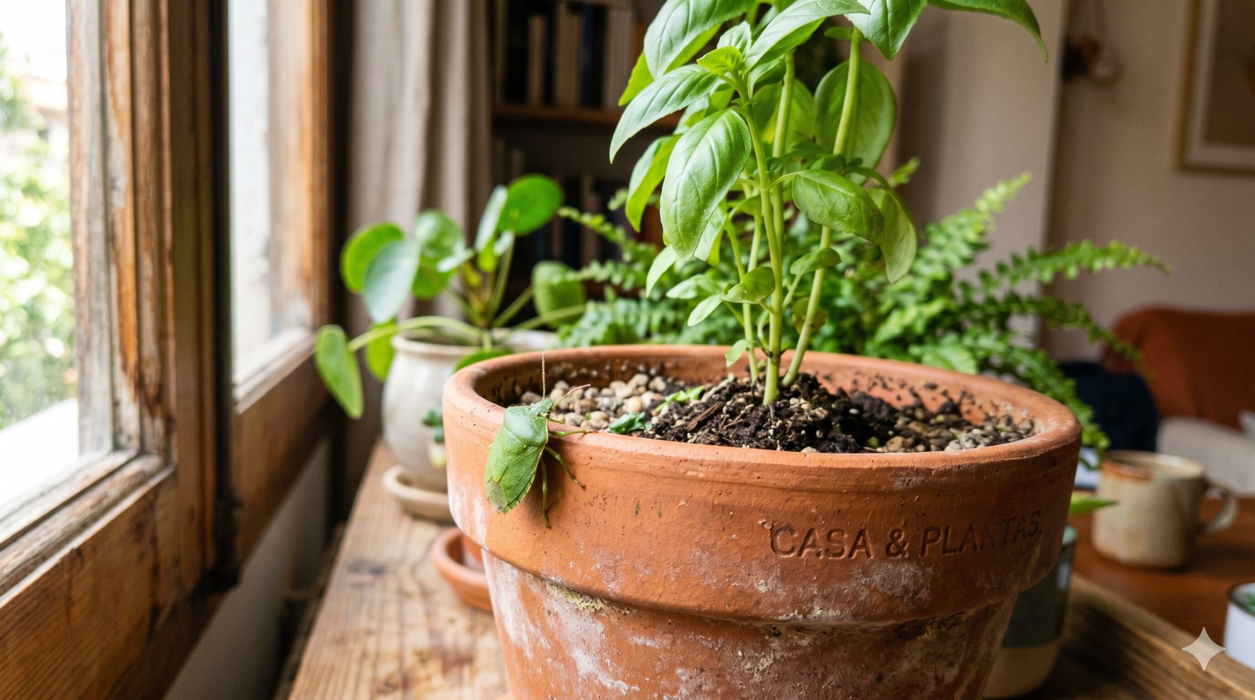 Las plantas son uno de los mayores atractivos para las chinches. (Imagen ilustrativa generada con IA).