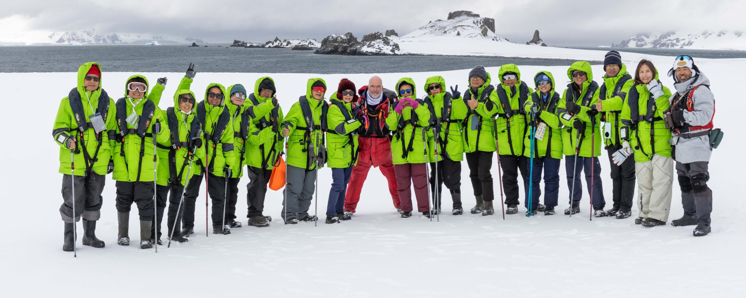 En una de sus expediciones.