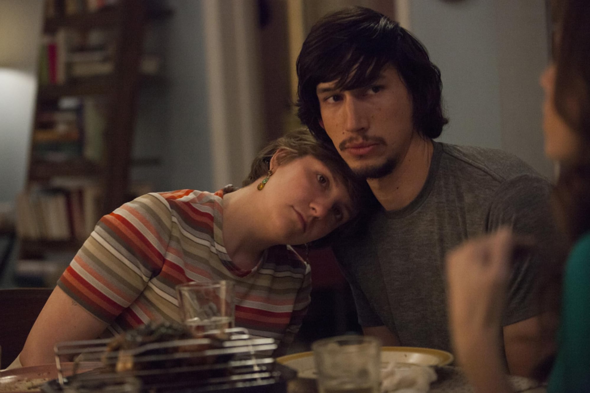 Lena Dunham y Adam Driver, protagonistas de la serie Girls
