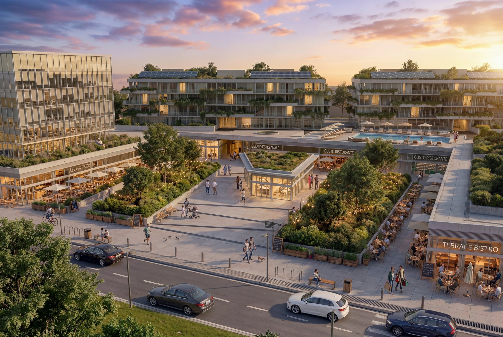 El nuevo desarrollo se ubica en un terreno de 70 hectáreas, donde solía haber un campo de golf de 18 hoyos