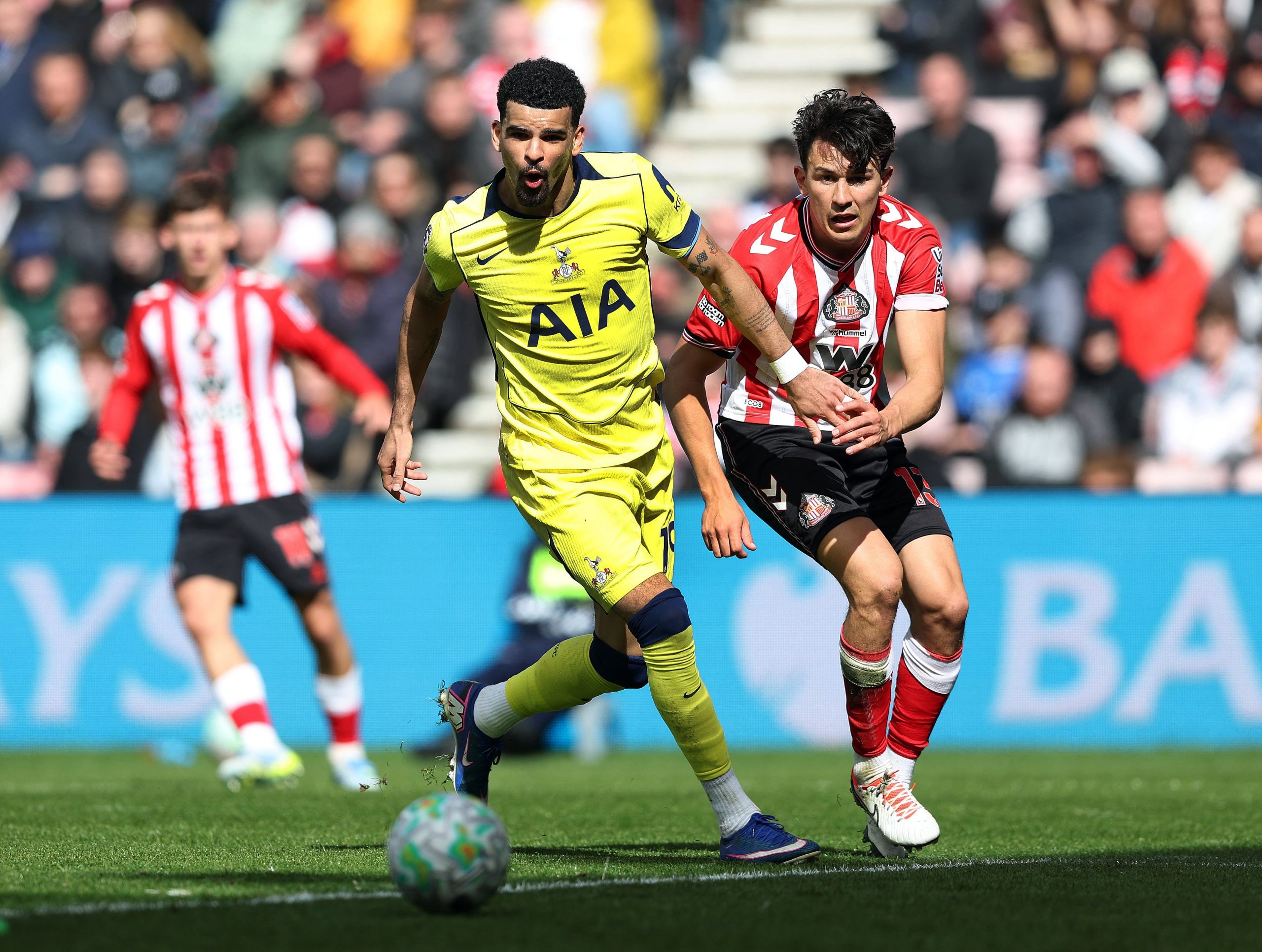 Sunderland vs Tottenham por la fecha 32 de la Premier League del 2026.