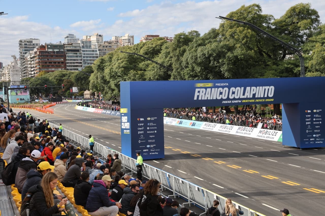 El barrio porteño de Palermo se paralizó por la presencia de Franco Colapinto