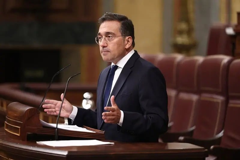 El canciller español, José Manuel Albares 