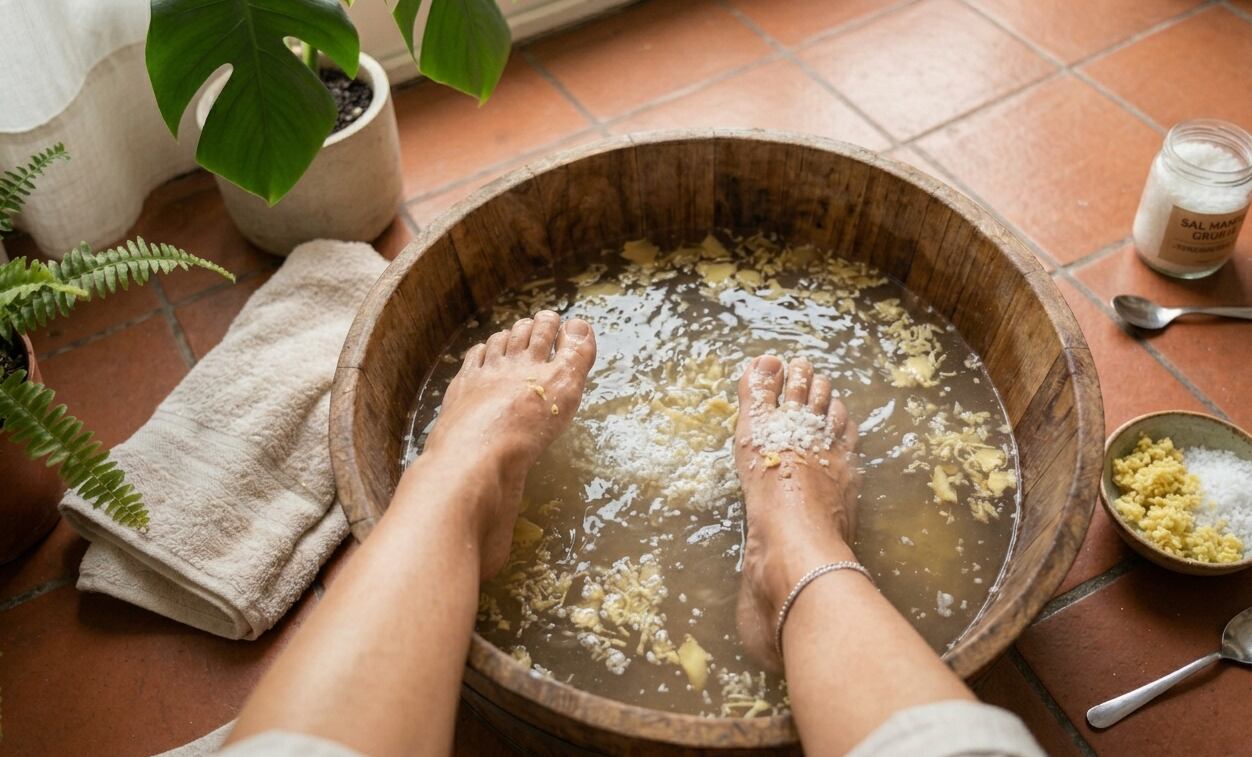 Este método es ideal para relajar los pies. (Imagen ilustrativa IA Gemini)