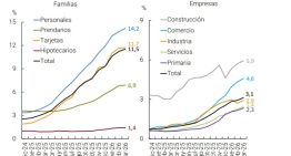 La mora bancaria volvió a crecer y de manera generalizada en marzo