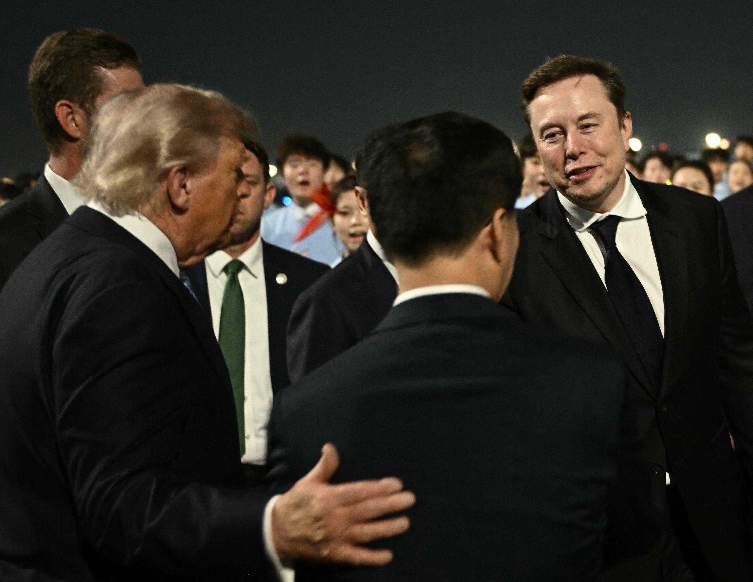 Elon Musk, entre los empresarios que viajaron con Trump a China. (Foto: AFP/Brendan Smialowski).