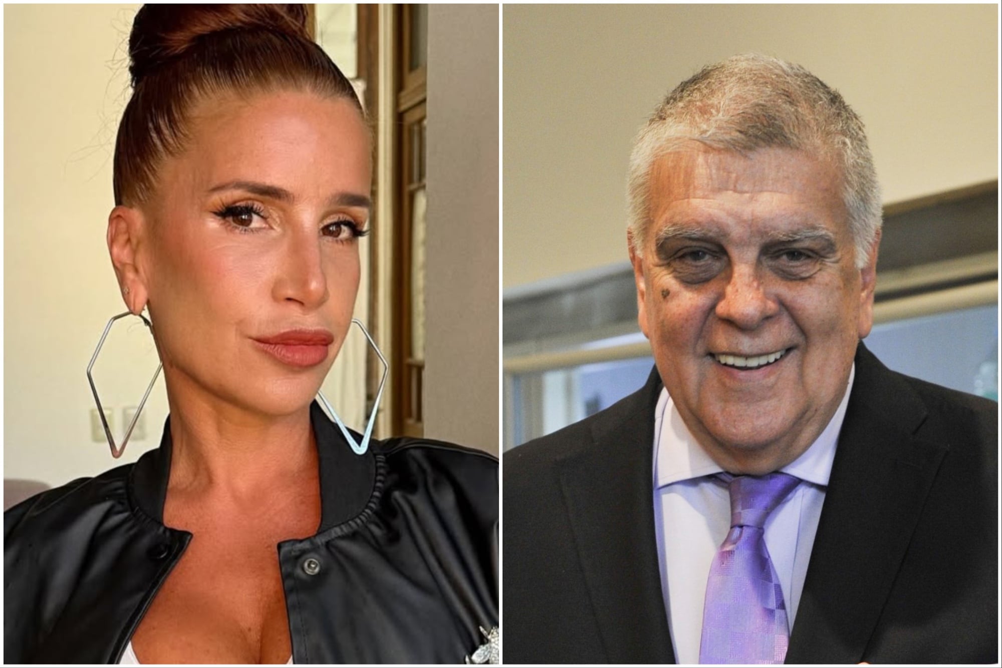 Florencia Peña y Luis Ventura, enfrentados