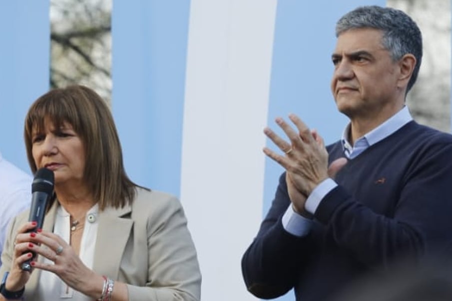 Patricia Bullrich y Jorge Macri, cuando ambos estaban en Pro
