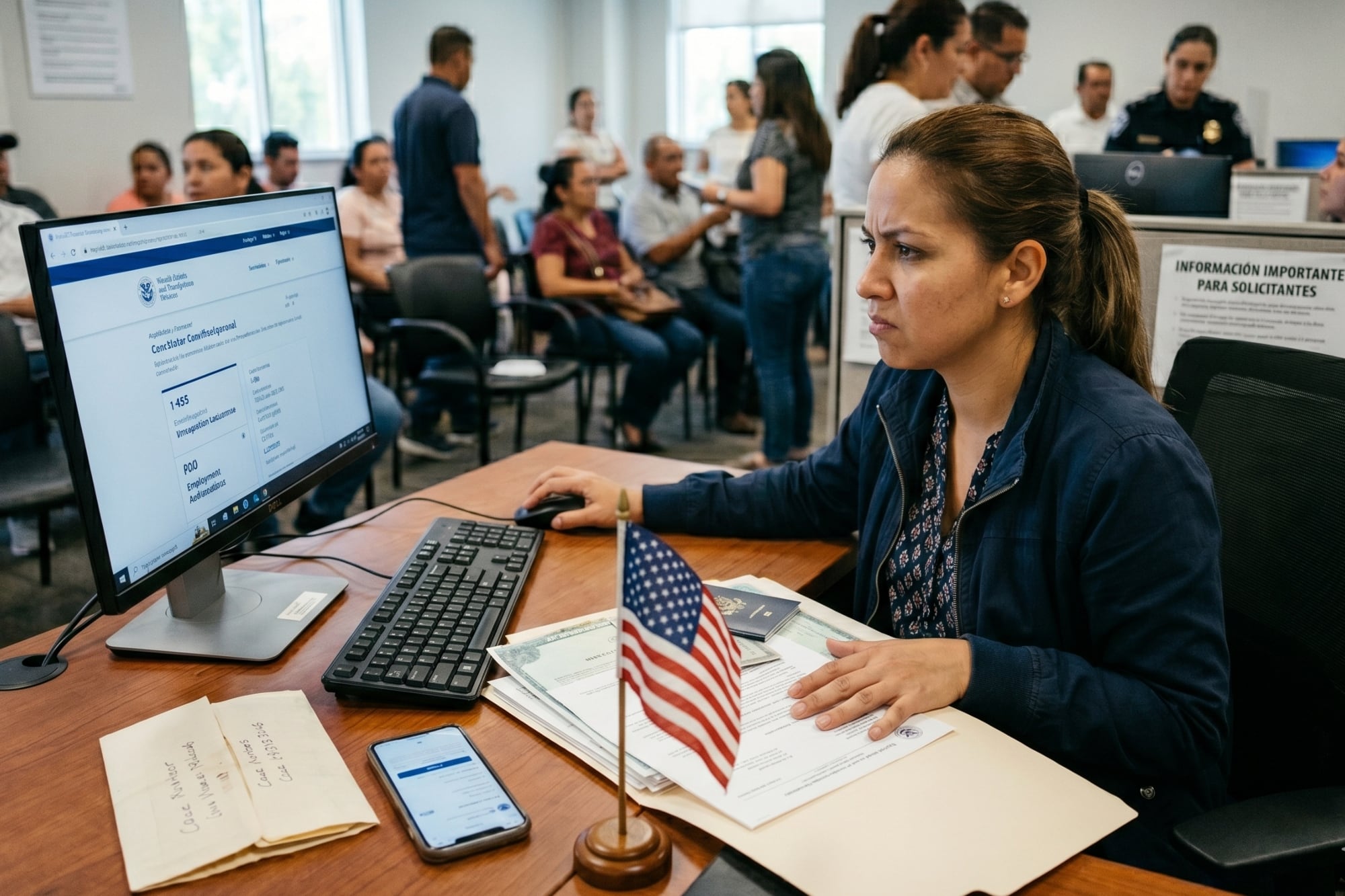 Los solicitantes deben adjuntar ciertos documentos según su categoría de elegibilidad al solicitar la EAD al Uscis