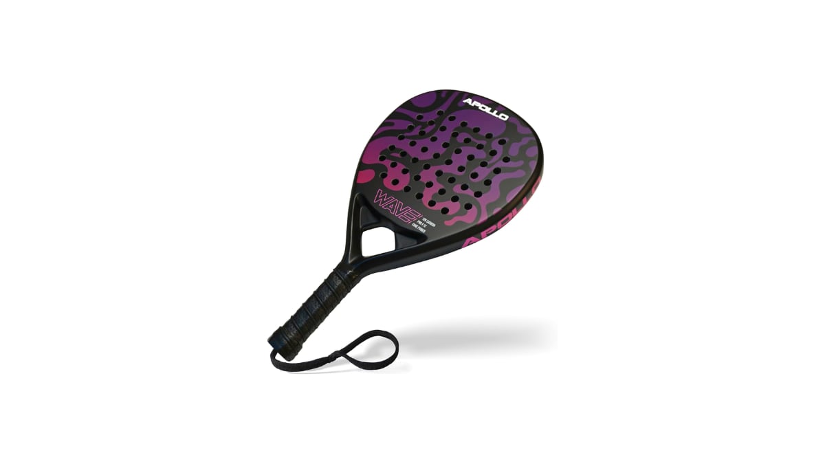 Pala de pádel de carbono.