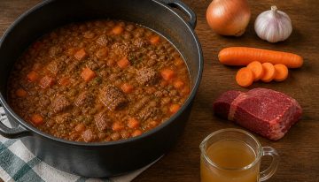 Los cocineros argentinos coinciden: estos son los 4 ingredientes que no pueden faltar en el guiso de lentejas