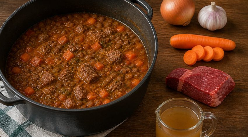 Los cocineros argentinos coinciden: estos son los 4 ingredientes que no pueden faltar en el guiso de lentejas