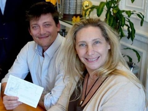 Santiago Caputo y Karina Milei