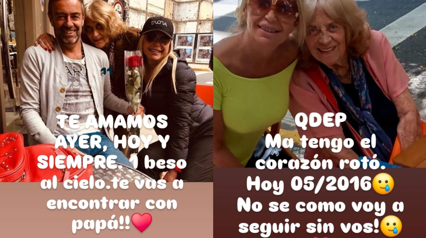 Los sentidos mensajes de Raquel Mancini para su mamá Norma. (Foto: Instagram/raquel_mancini)