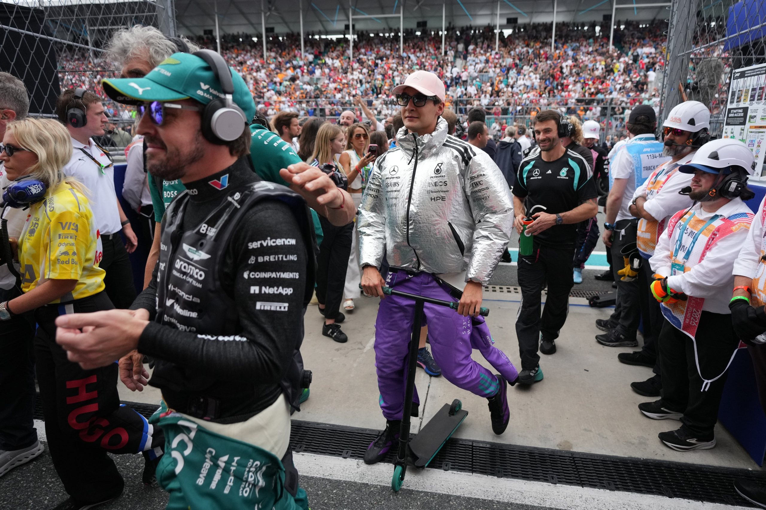La preparación de los pilotos de Fórmula 1 en la previa de la carrera en Miami