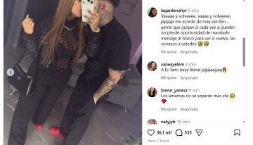 Tamara Báez volvió con su exnovio y desconcertó a sus seguidoras con una foto: “Mucho frío para estar soltera”