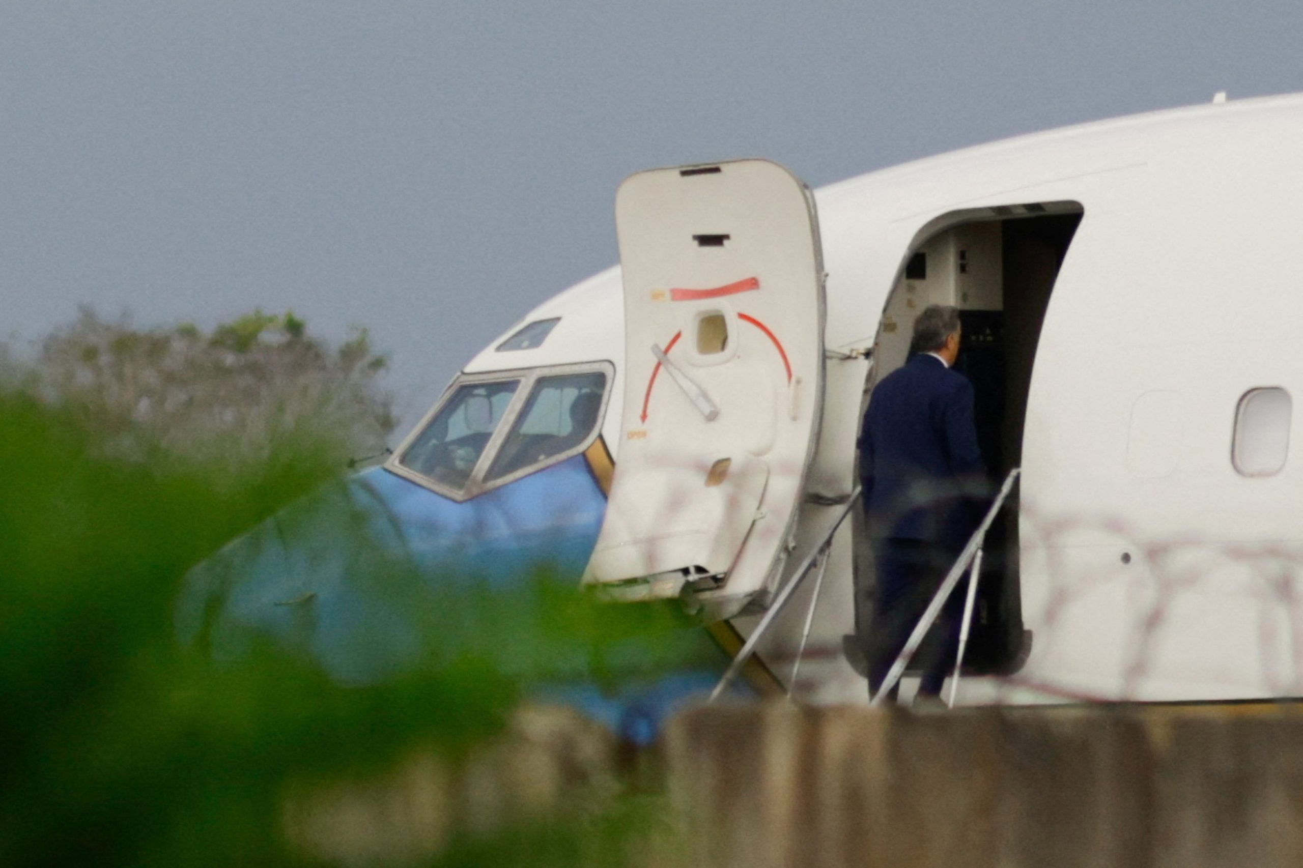 John Ratcliffe parte de La Habana tras una visita oficial (Foto: REUTERS/Norlys Perez) 