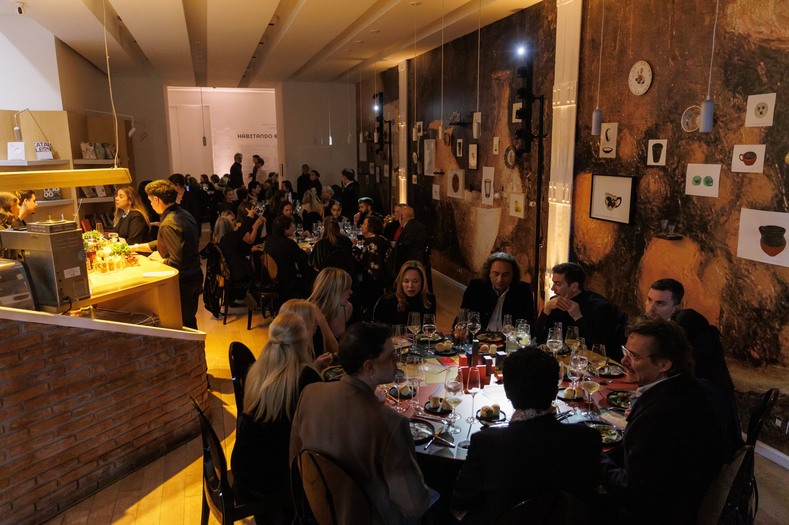 Tras el cóctel, la noche continuó con una cena para 220 personas 