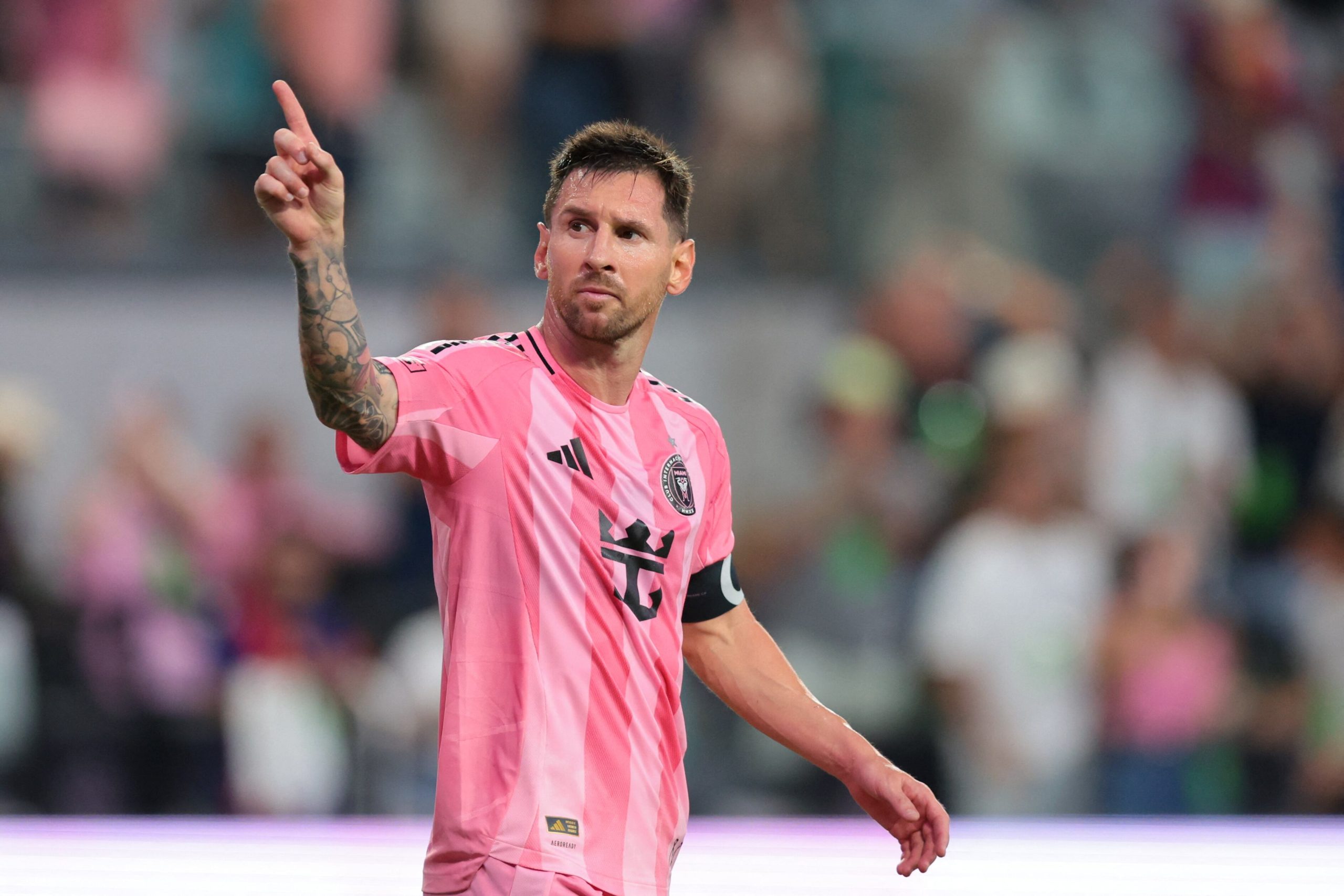 Lionel Messi sufrió una sobrecarga muscular en Inter Miami. (Foto: Reuters)