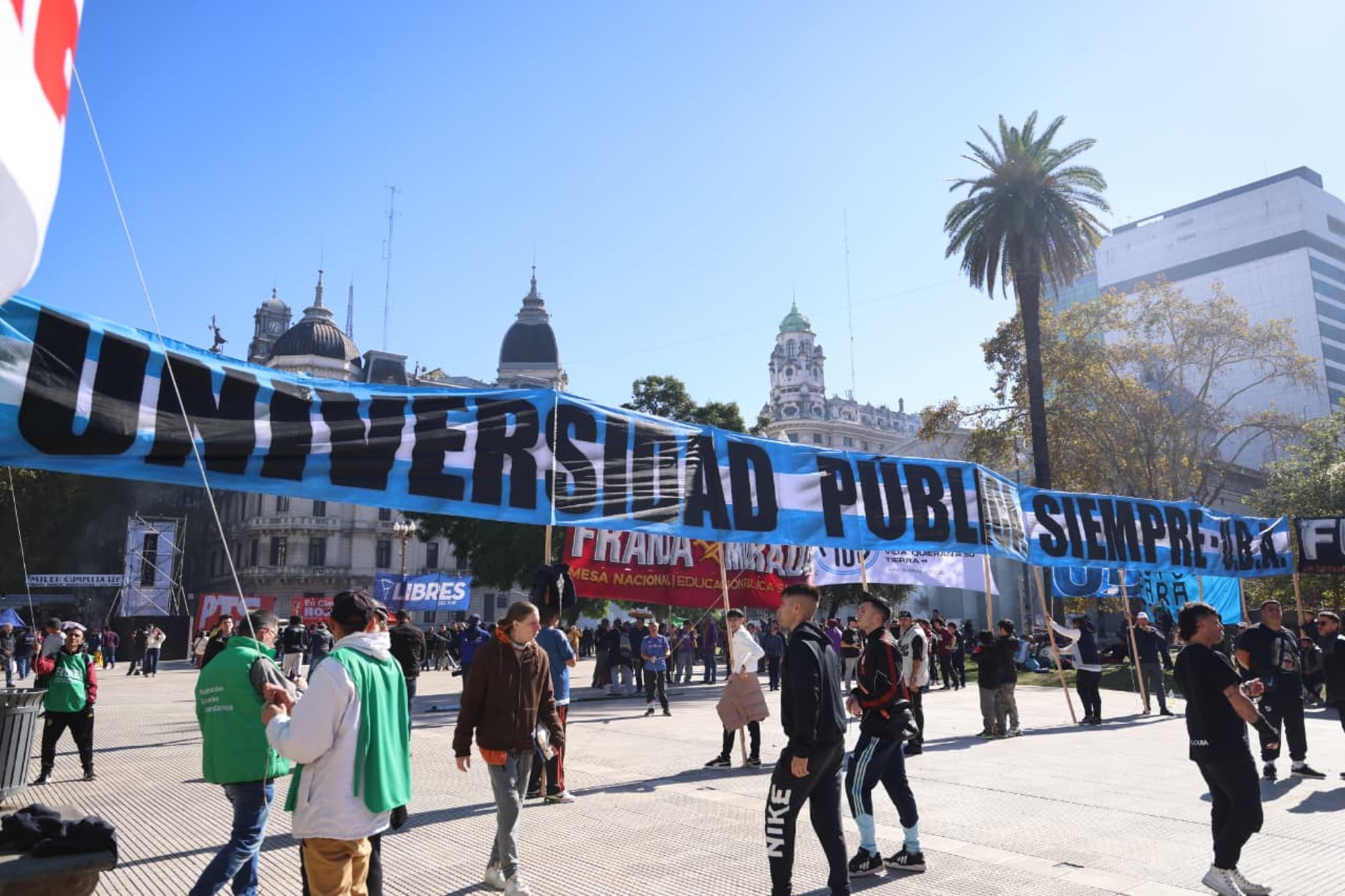 Previa de la cuarta Marcha Universitaria a Plaza de mayo en contra de recorte de presupuesto