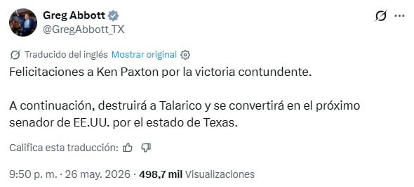 Paxton vs. Cornyn, confirmado: quién ganó la segunda vuelta de las primarias republicanas en Texas 2026