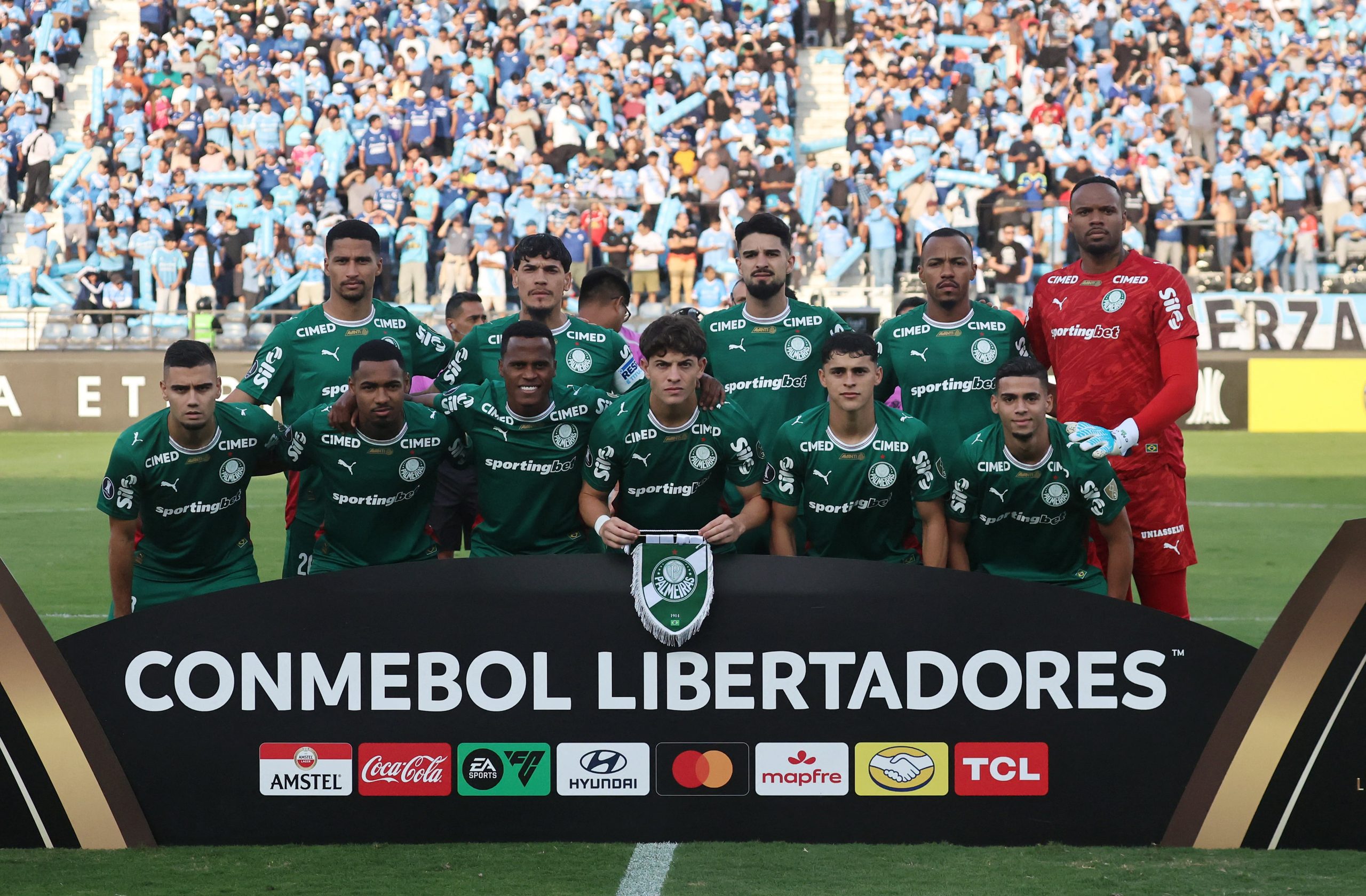 Sp. Cristal vs Palmeiras por la fase de grupos de la Copa Libertadores del 2026.