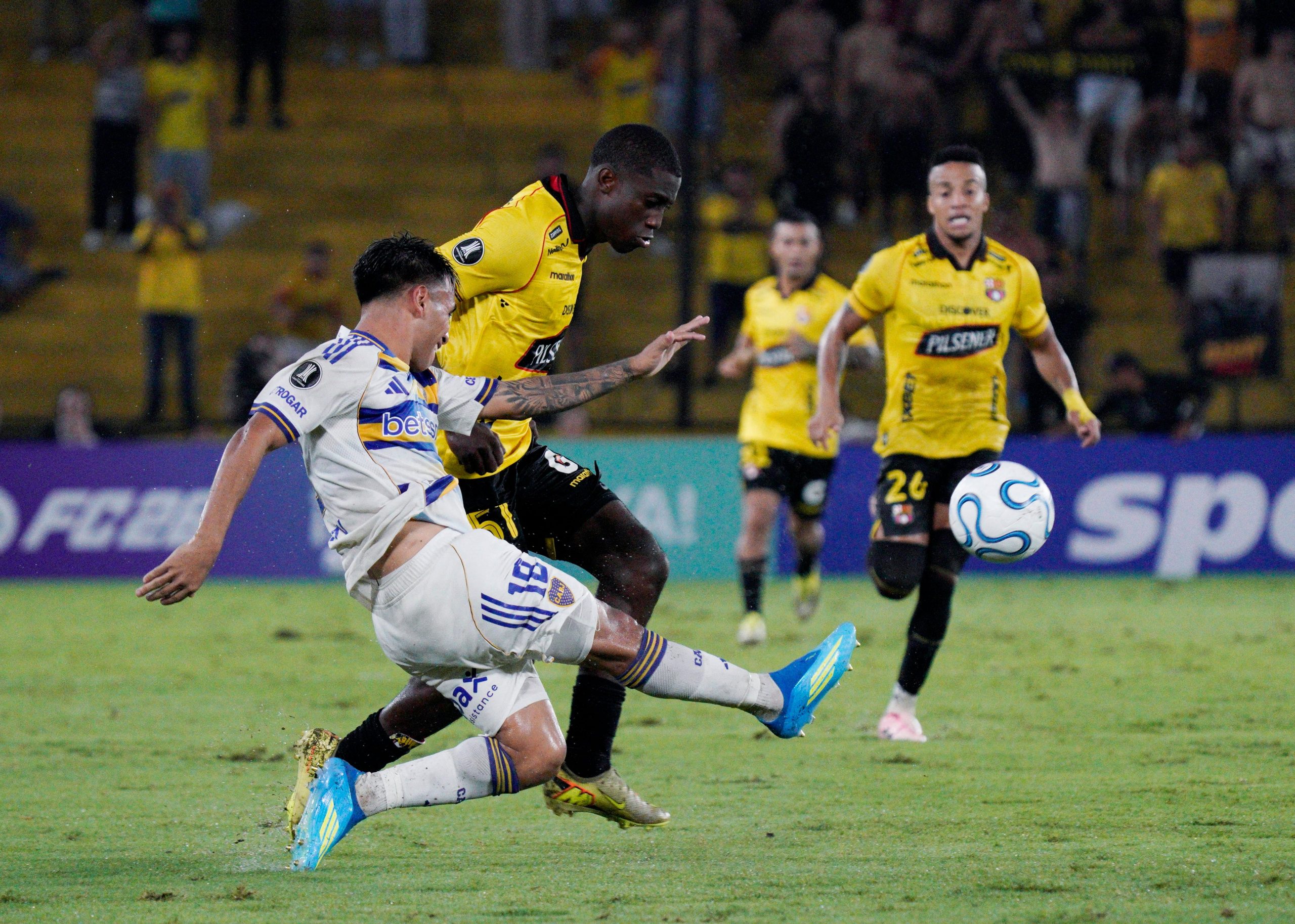 Barcelona vs Boca por la fase de grupos de la Copa Libertadores del 2026.