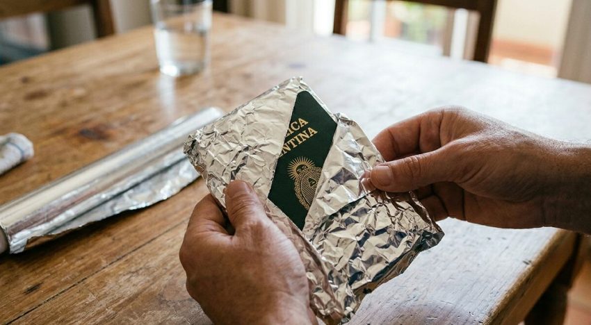 Por qué recomiendan envolver el pasaporte con papel aluminio: qué beneficios tiene y cuándo hacerlo