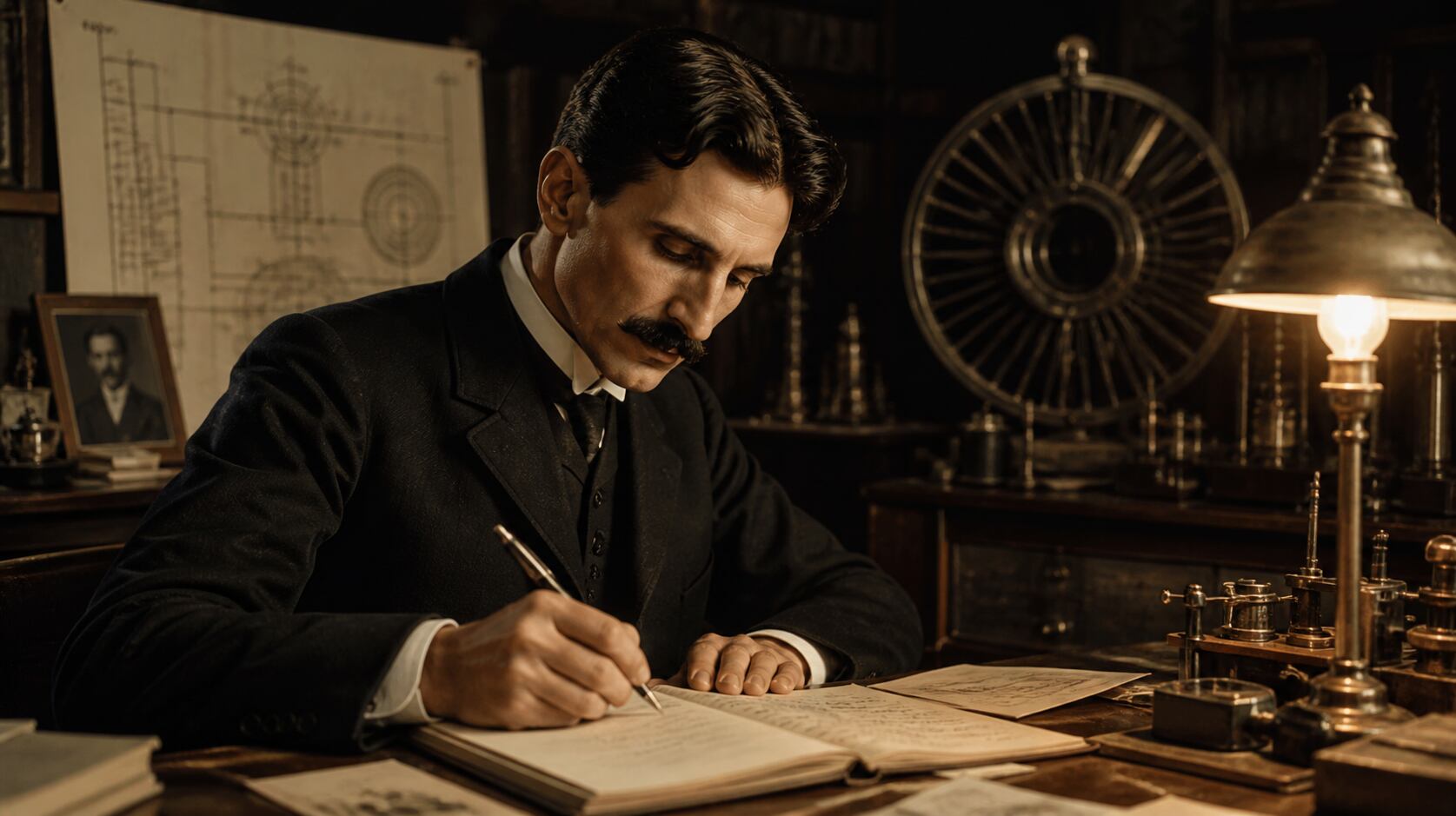 Nikola Tesla invitaba a mirar la vida de una manera más analítica. (Imagen ilustrativa generada con IA).