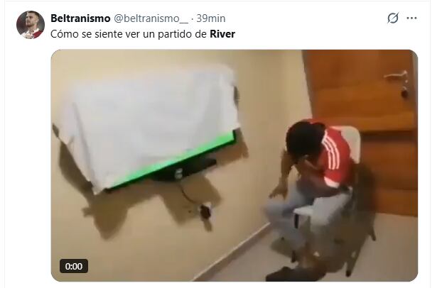 River perdió 1-0 ante Atlético Tucumán este domingo, en el partido postergado de la novena fecha del Torneo Apertura (Fuente: X)