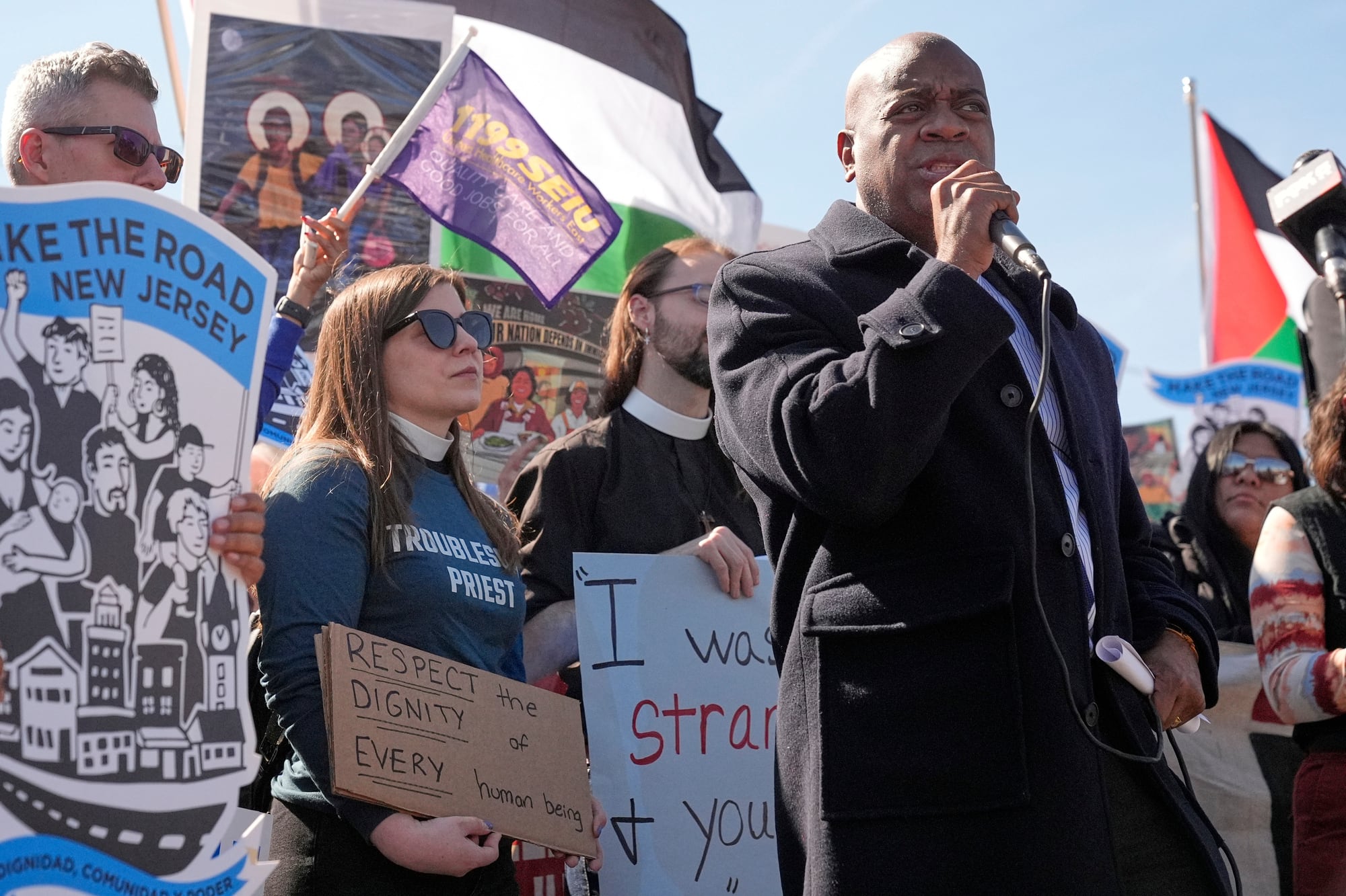 En febrero de 2026, Baraka anunció a Newark como una ciudad santuario 