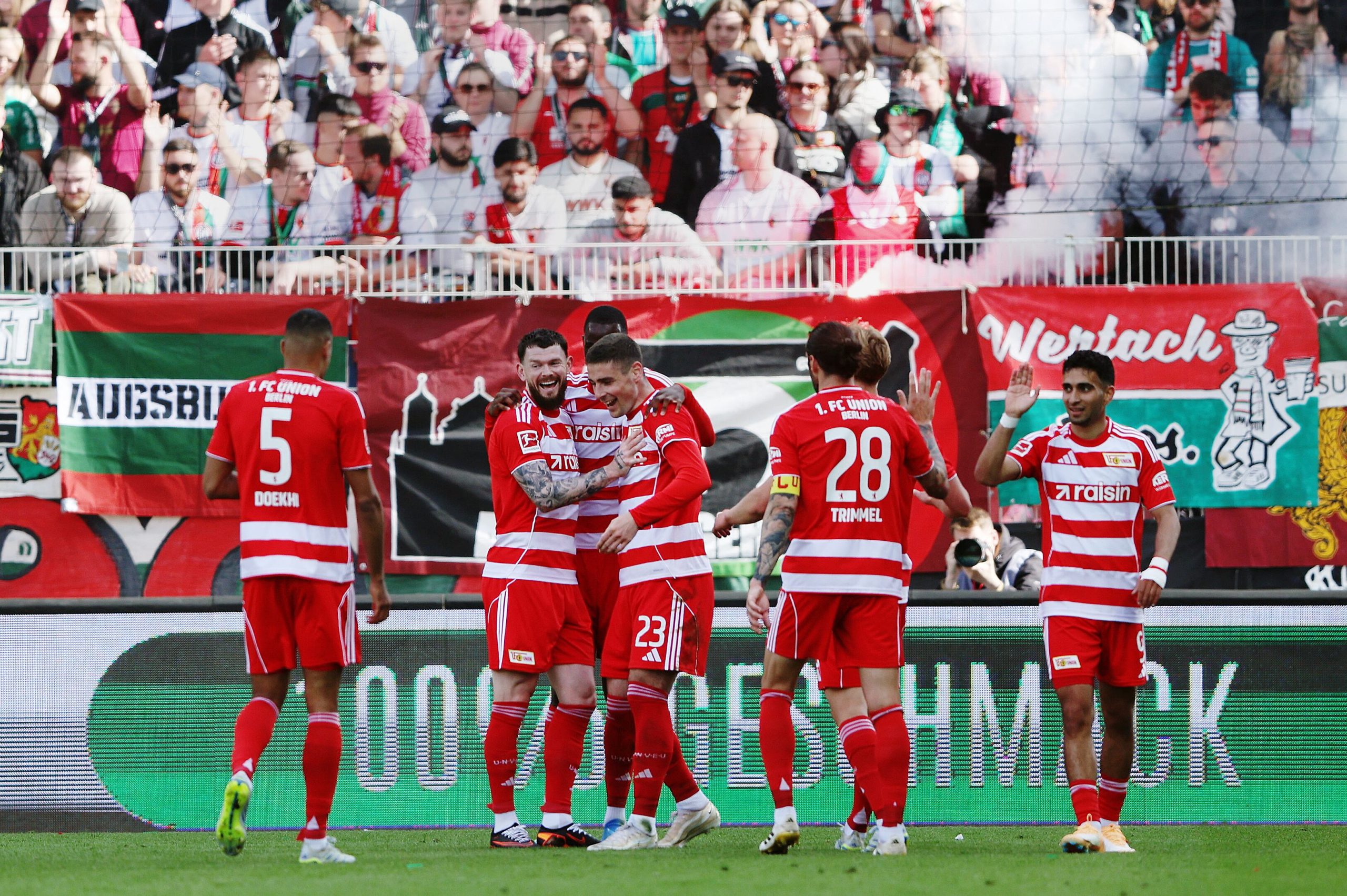 Unión Berlín vs Augsburg por la fecha 34 de la Bundesliga de Alemania del 2026.