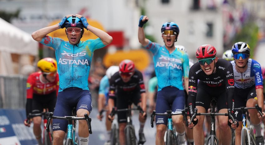 El uruguayo Thomas Silva sorprende en Veliko Tarnovo y se viste de líder en el Giro de Italia