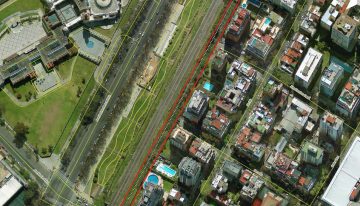 El Gobierno subasta un terreno insólito sobre la avenida Libertador en pleno Palermo