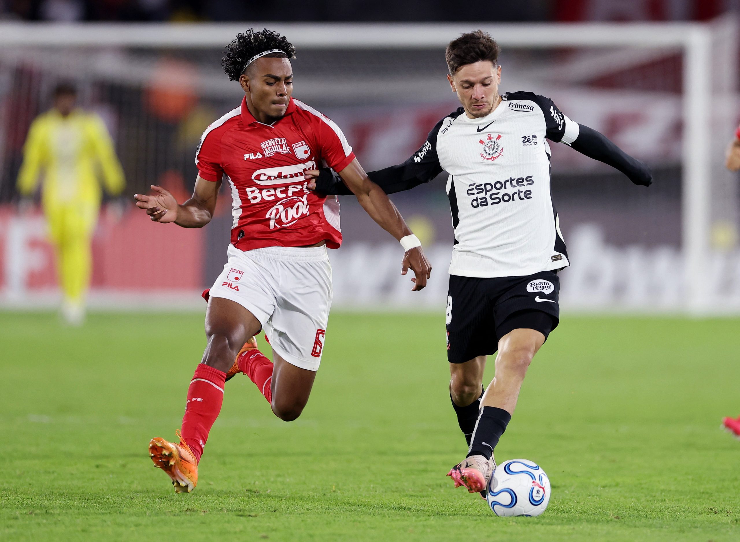 Santa Fe vs Corinthians por la fase de grupos de la Copa Libertadores del 2026.