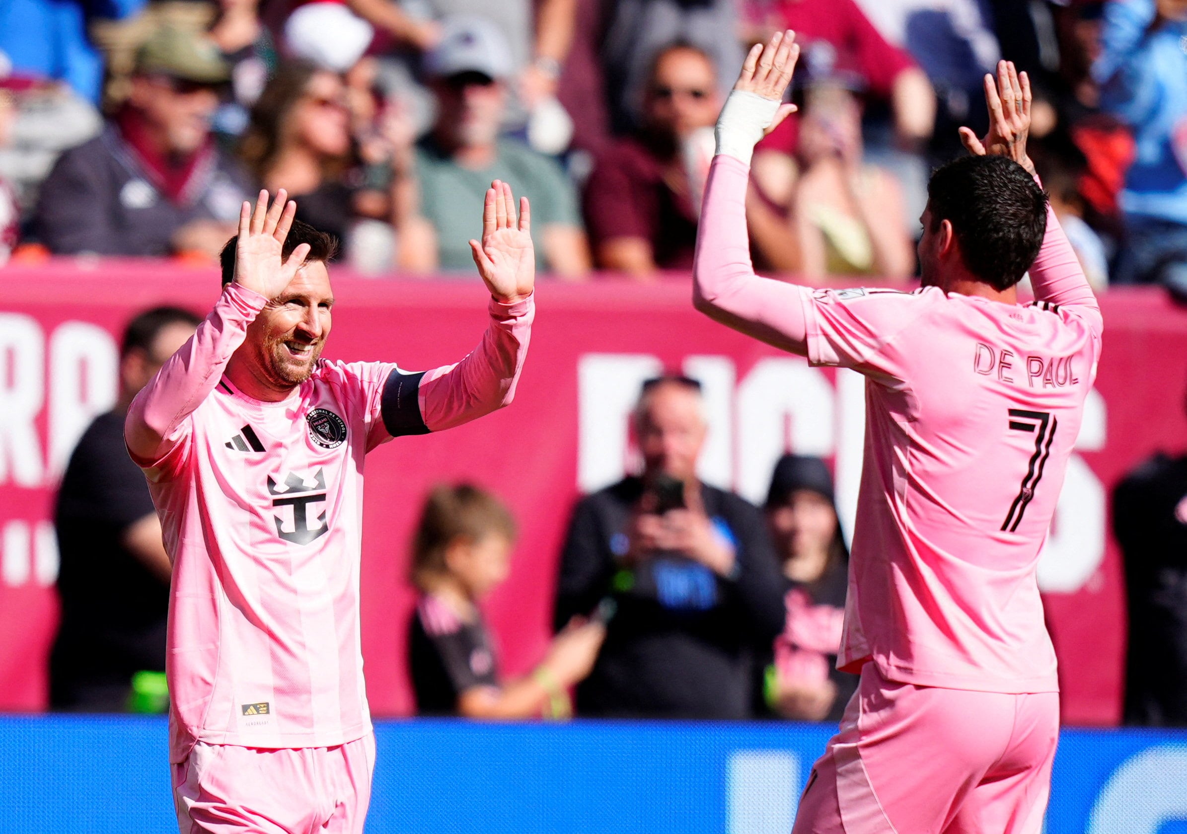 Messi hizo 85 goles en sus primeros 99 partidos con Inter Miami (Reuters).
