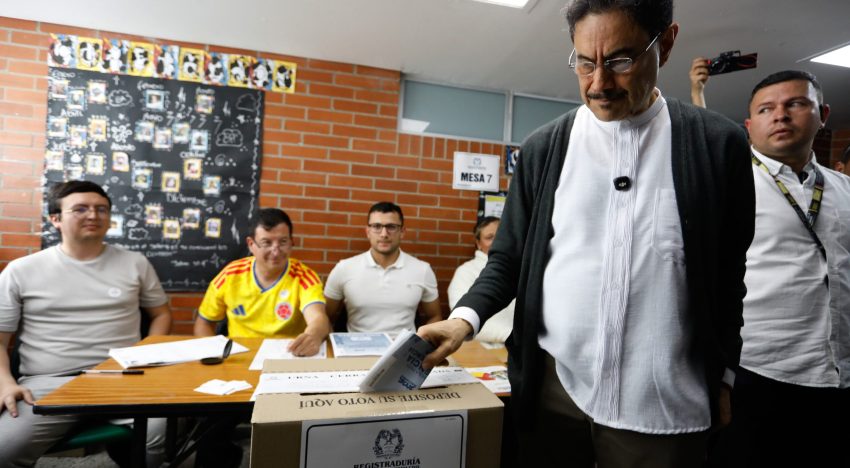 Elecciones en Colombia: ya votaron los principales candidatos y crece la expectativa por los resultados