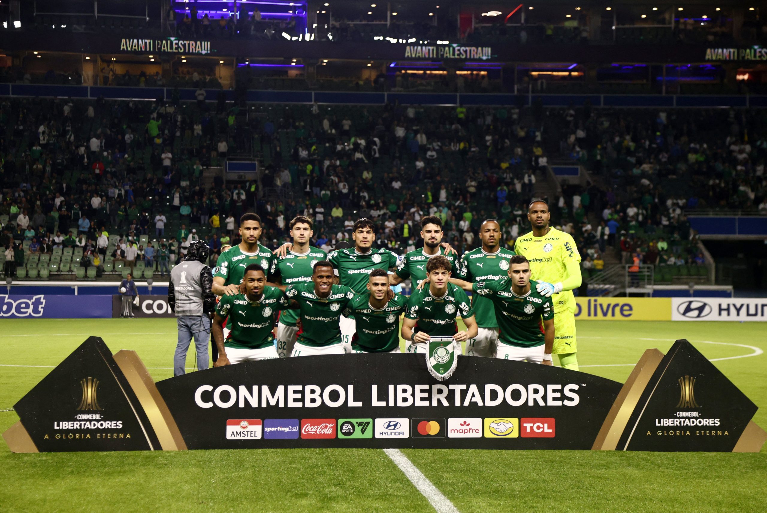 Palmeiras vs Junior por la fase de grupos de la Copa Libertadores del 2026.