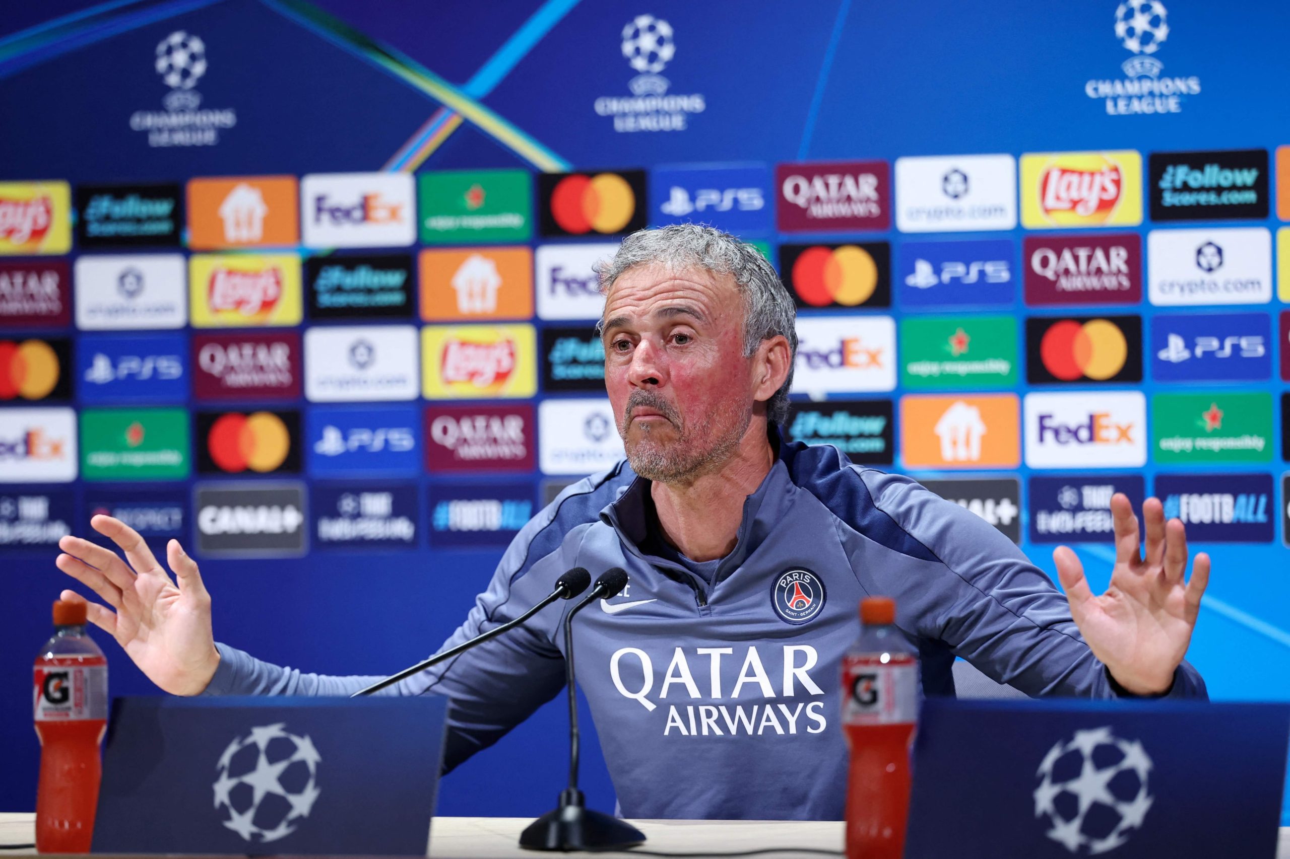 Luis Enrique en conferencia de prensa