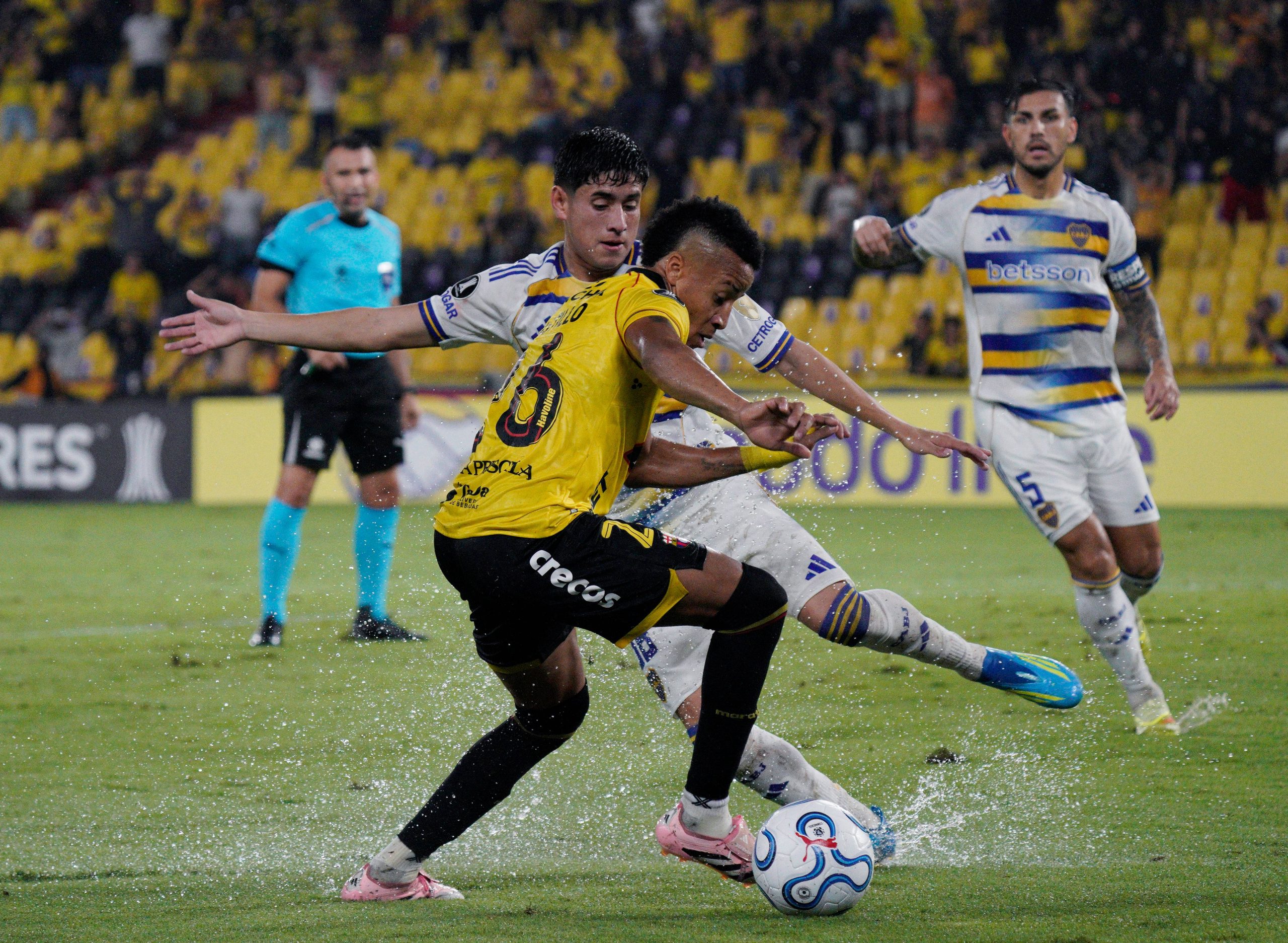 Barcelona vs Boca por la fase de grupos de la Copa Libertadores del 2026.