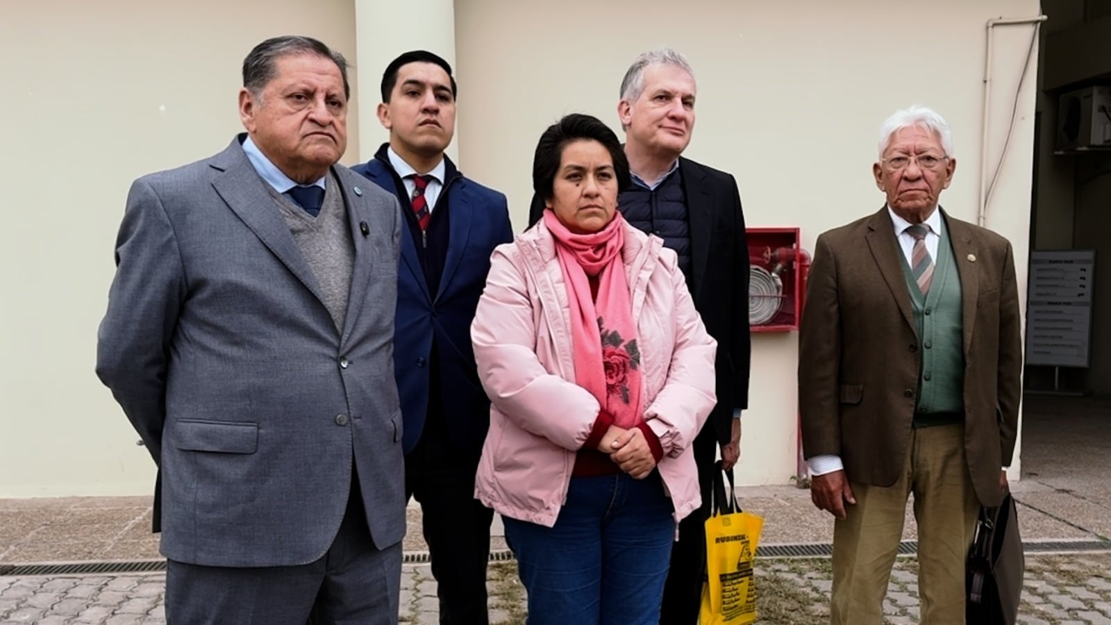 Roberto Reyes, Ezequiel Reyes,Beatriz Elizabeth Yapura, Manuel Garrido y José Humberto Vargas